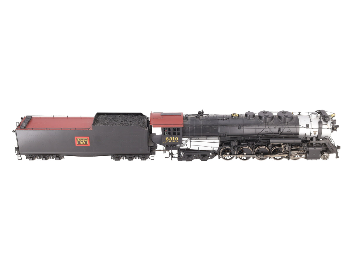 Sunset Models 6310 O 2-Rail BRASS CB&Q Colorado 2-10-4 Steam Loco & Tender -F/P EX/Box