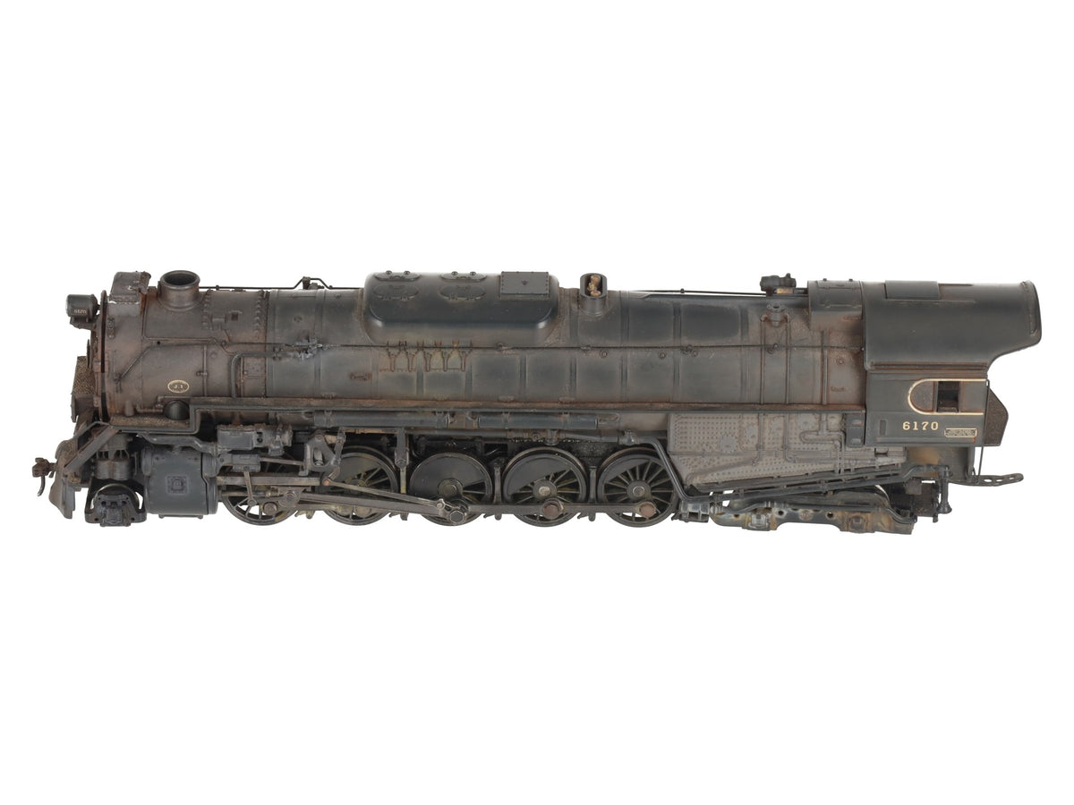 Broadway Limited HO Scale J-1 CUSTOM WEATHERED 2-10-4 Steam Locomotive #6170 VG