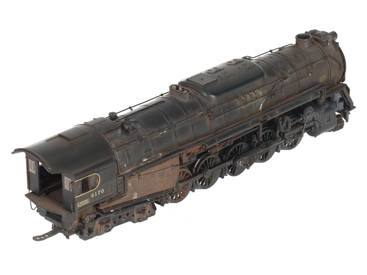 Broadway Limited HO Scale J-1 CUSTOM WEATHERED 2-10-4 Steam Locomotive #6170 VG