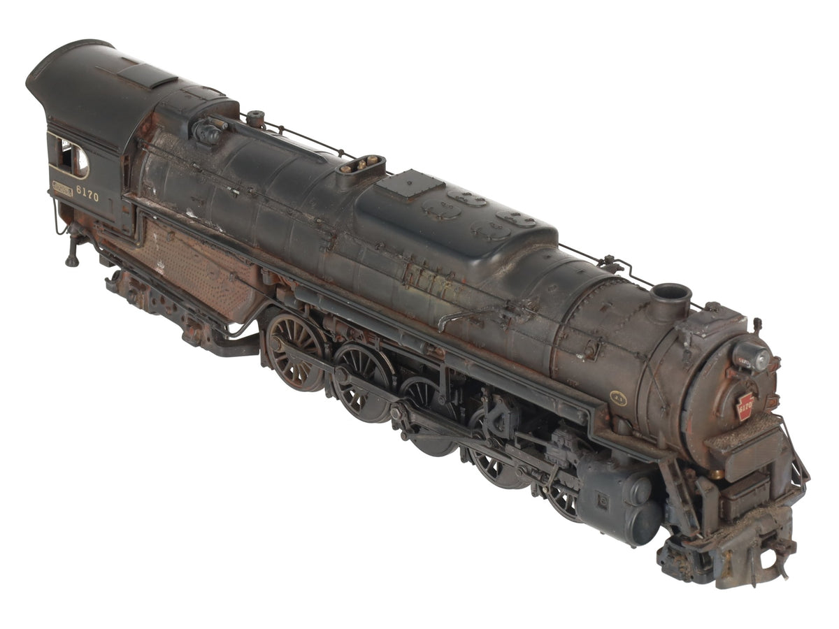 Broadway Limited HO Scale J-1 CUSTOM WEATHERED 2-10-4 Steam Locomotive #6170 VG