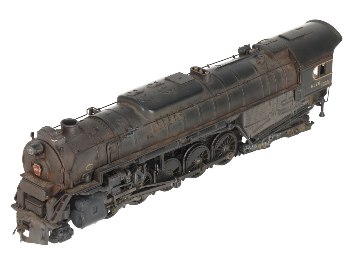 Broadway Limited HO Scale J-1 CUSTOM WEATHERED 2-10-4 Steam Locomotive #6170 VG
