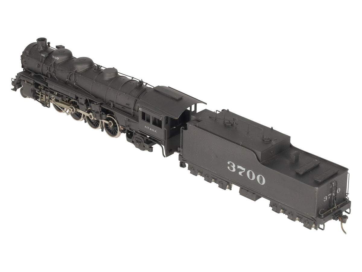 Balboa 3700 HO BRASS Santa Fe 4-8-2 Steam Locomotive & Tender -Painted