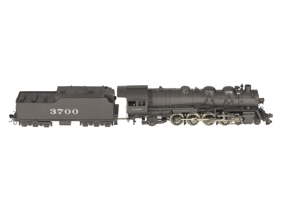 Balboa 3700 HO BRASS Santa Fe 4-8-2 Steam Locomotive & Tender -Painted