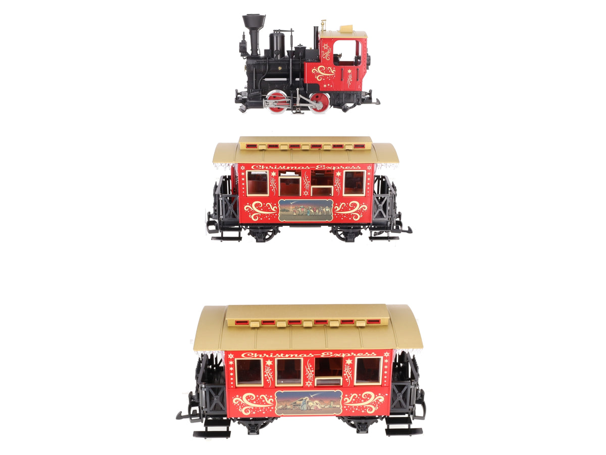 LGB 72308 Christmas Train G Scale Steam Freight Starter Set LN/Box