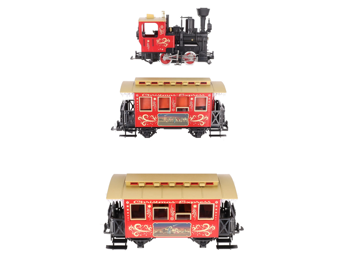 LGB 72308 Christmas Train G Scale Steam Freight Starter Set LN/Box