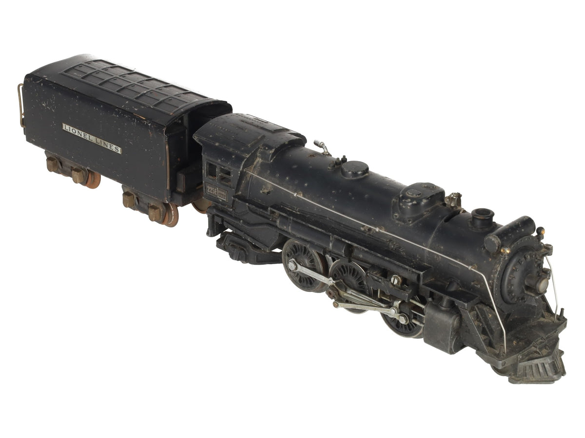 Lionel 225E Vintage O Gauge Gray 2-6-2 Diecast Steam Locomotive w/265W