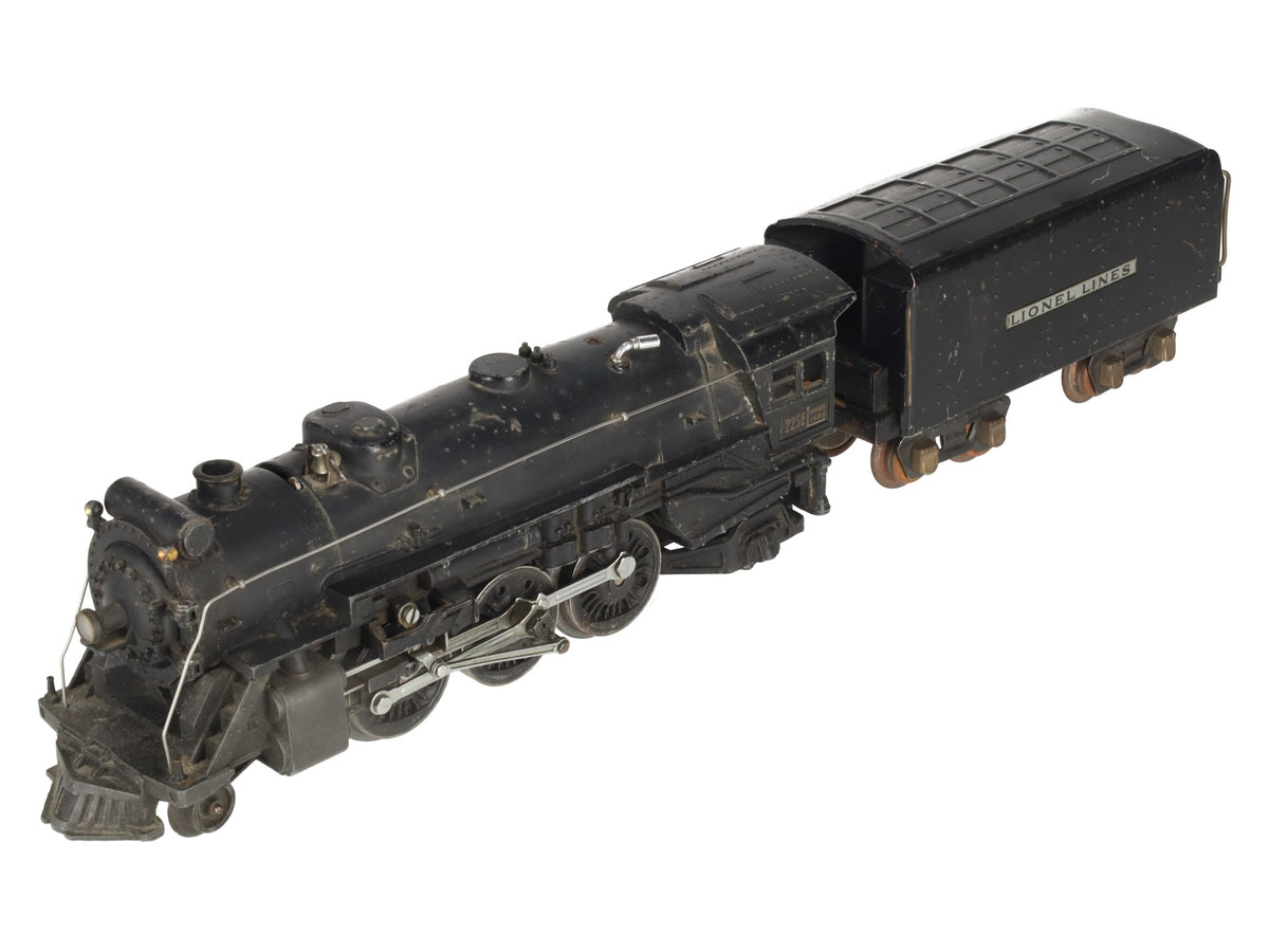 Lionel 225E Vintage O Gauge Gray 2-6-2 Diecast Steam Locomotive w/265W