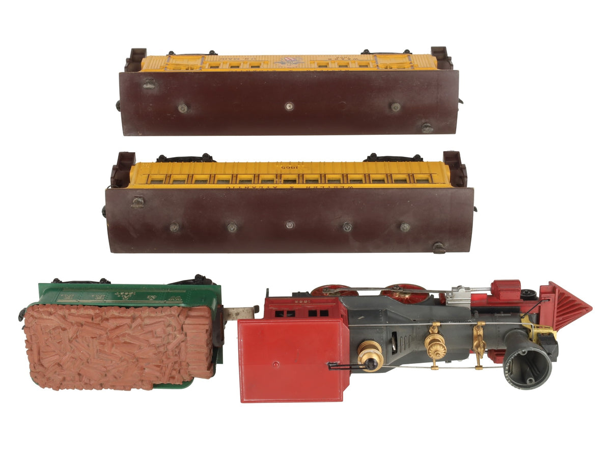 Lionel 1612 Vintage O Gauge 1862 General Passenger Set VG