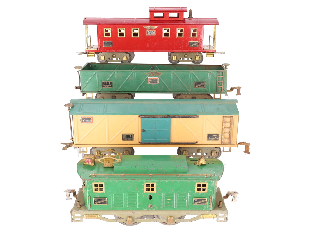 American Flyer 1471 Vintage Standard Prewar Trail Blazer Electric Freight Set VG/Box