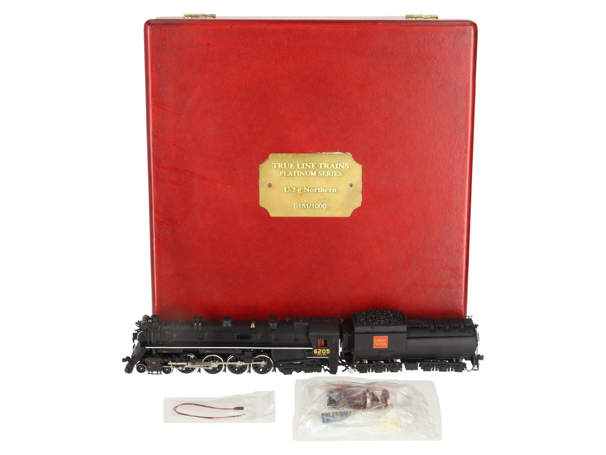 True Line 303001 HO Scale CN U2g Northern Loco w/ Tender #6205 w/DCC & Sound LN/Box