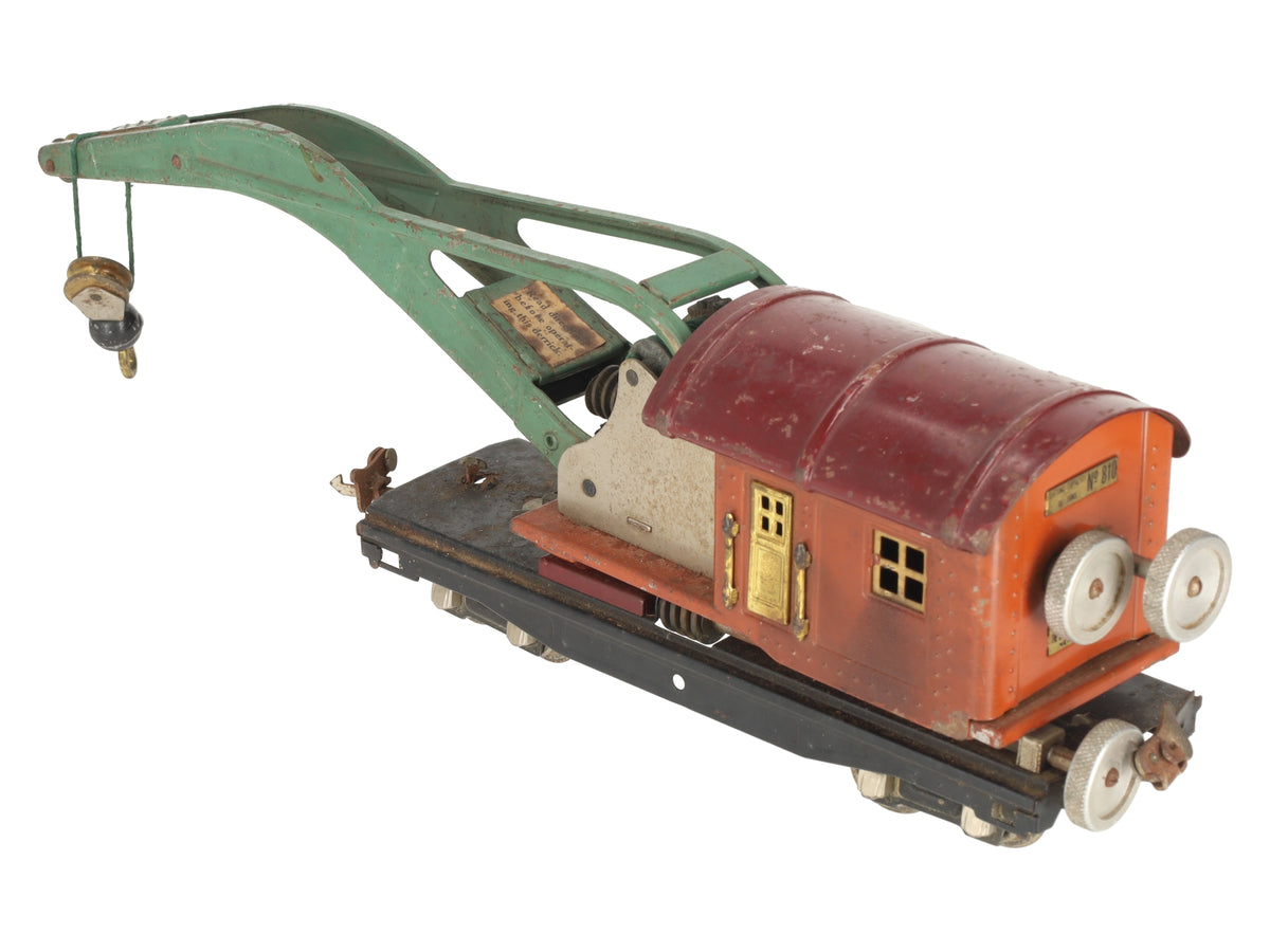 Lionel 810 Vintage O Operating Tinplate Crane