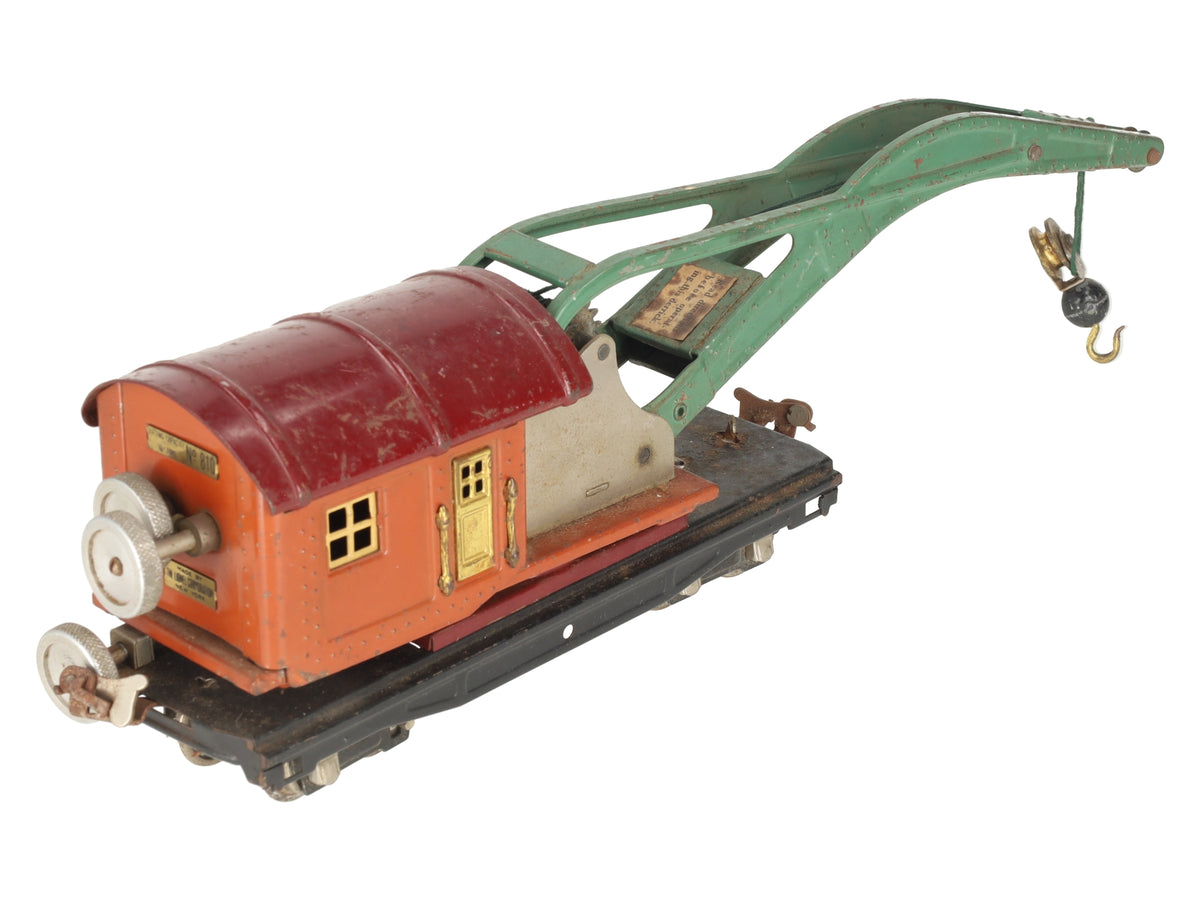 Lionel 810 Vintage O Operating Tinplate Crane