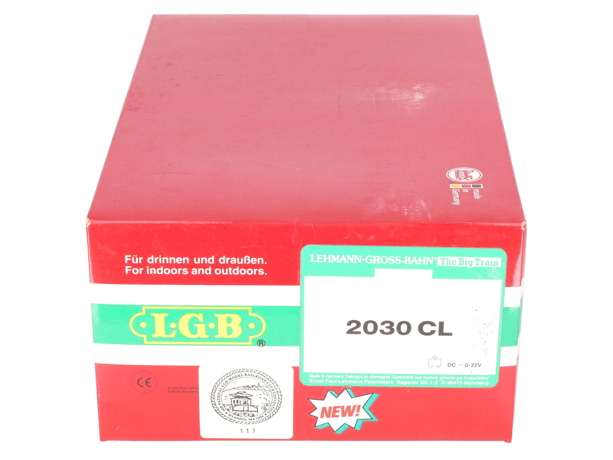 LGB 2030CL G LGB RR Club 16th Anniversary E-1 Steeple Cab Electric Locomotive VG/Box