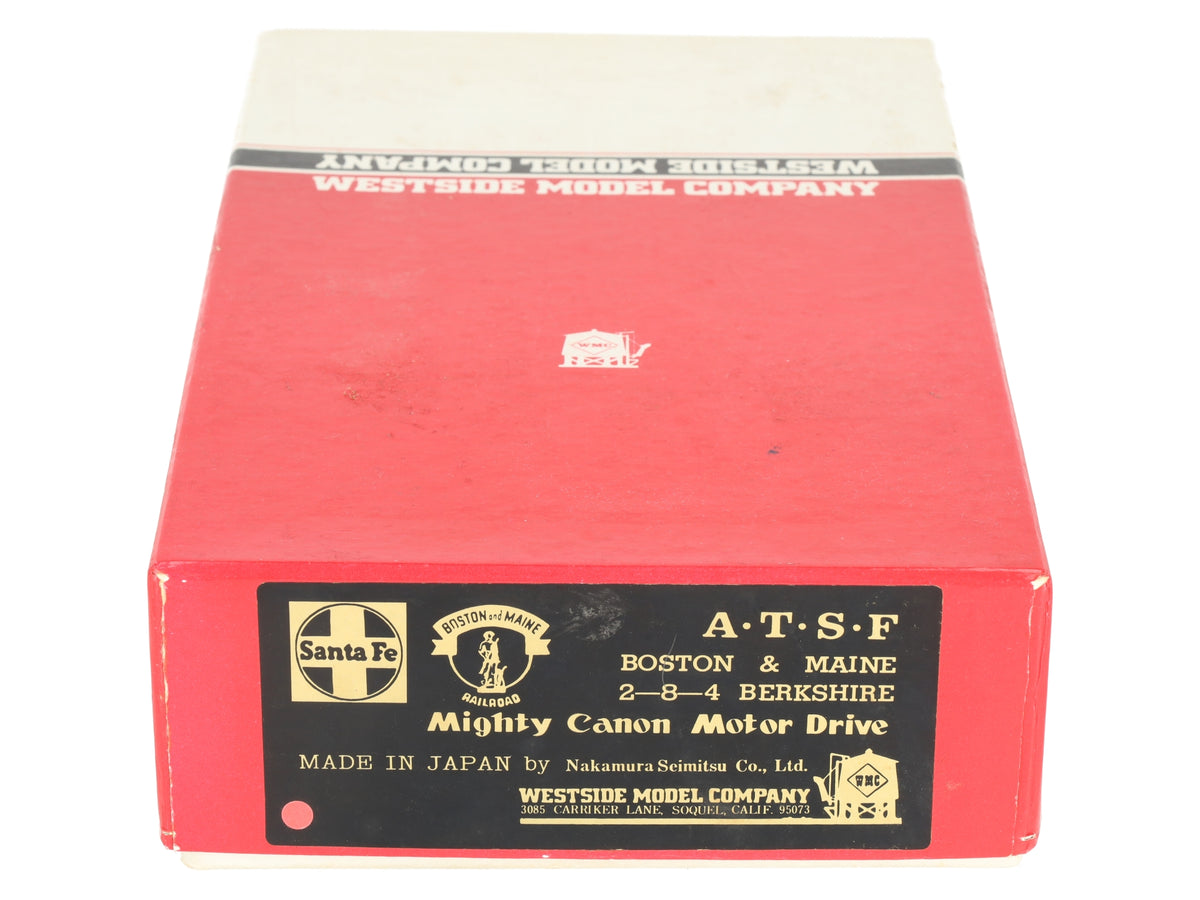 Westside Model Co. HO BRASS BM 2-8-4 Berkshire Steam Loco & Tender - Painted/Box