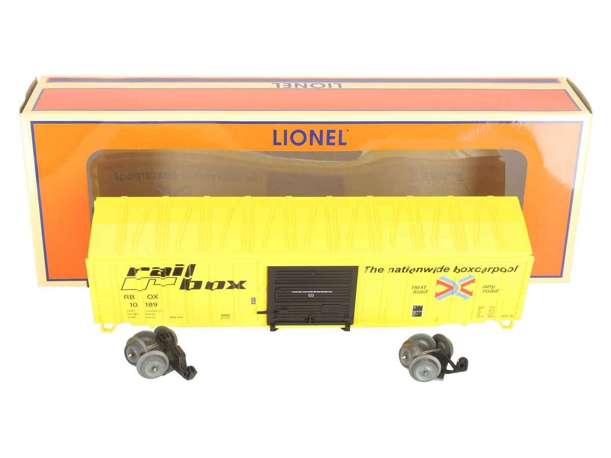 Lionel 2043042 O Gauge Railbox 50' Boxcar #10189/Box