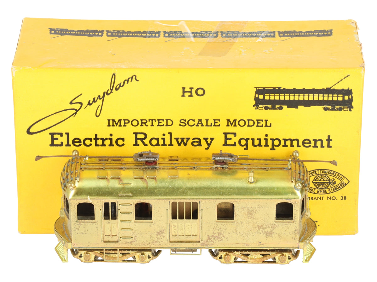 E. Suydam & Co 1561 Brass HO Illinois Terminal Class B Interurban 8 Wheel VG/Box