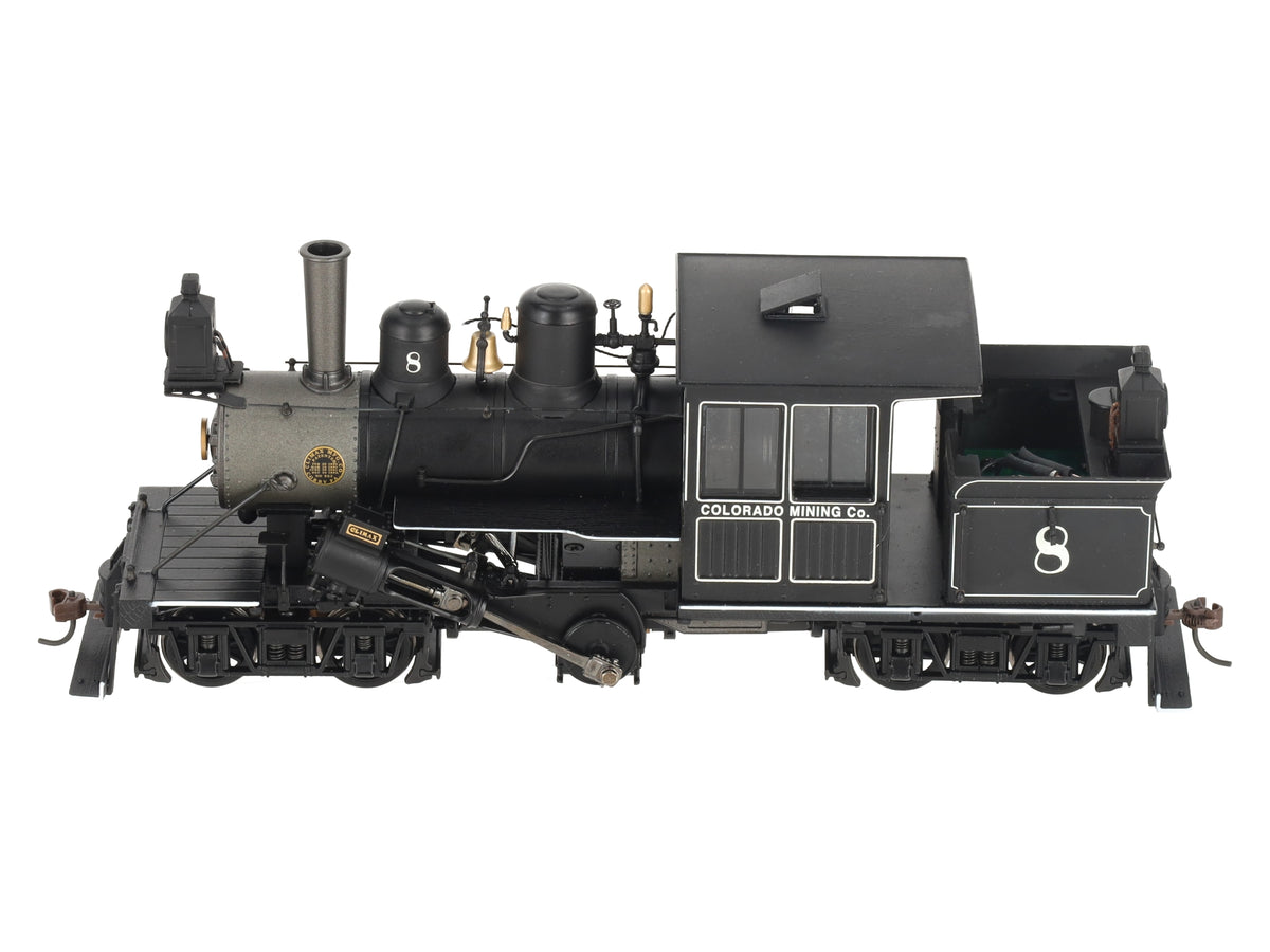 Bachmann 25762 On30 Colorado Mining Company 28-Ton Climax Steam Locomotive #8 VG/Box