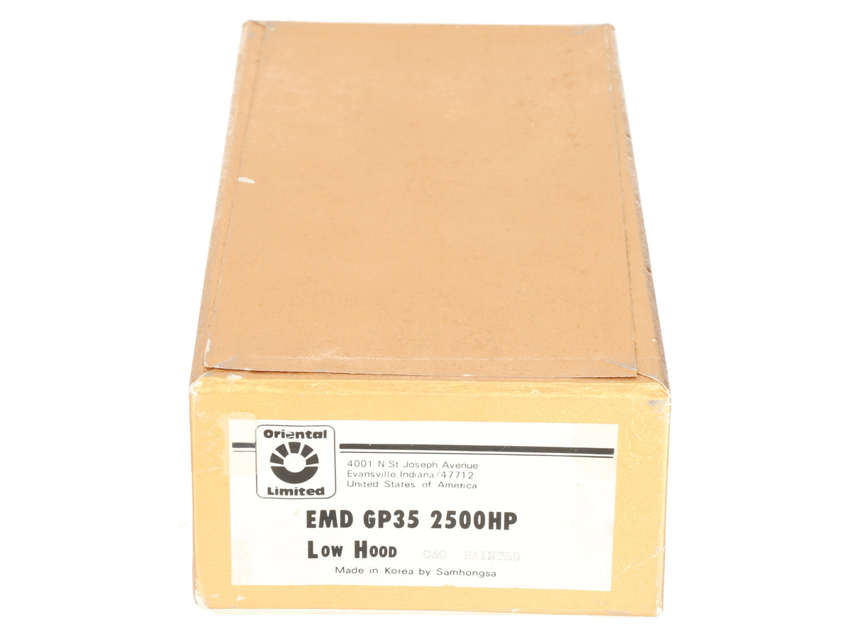 Oriental Limited HO BRASS C&O EMD GP35 Low Hood Diesel Locomotive - Painted EX/Box