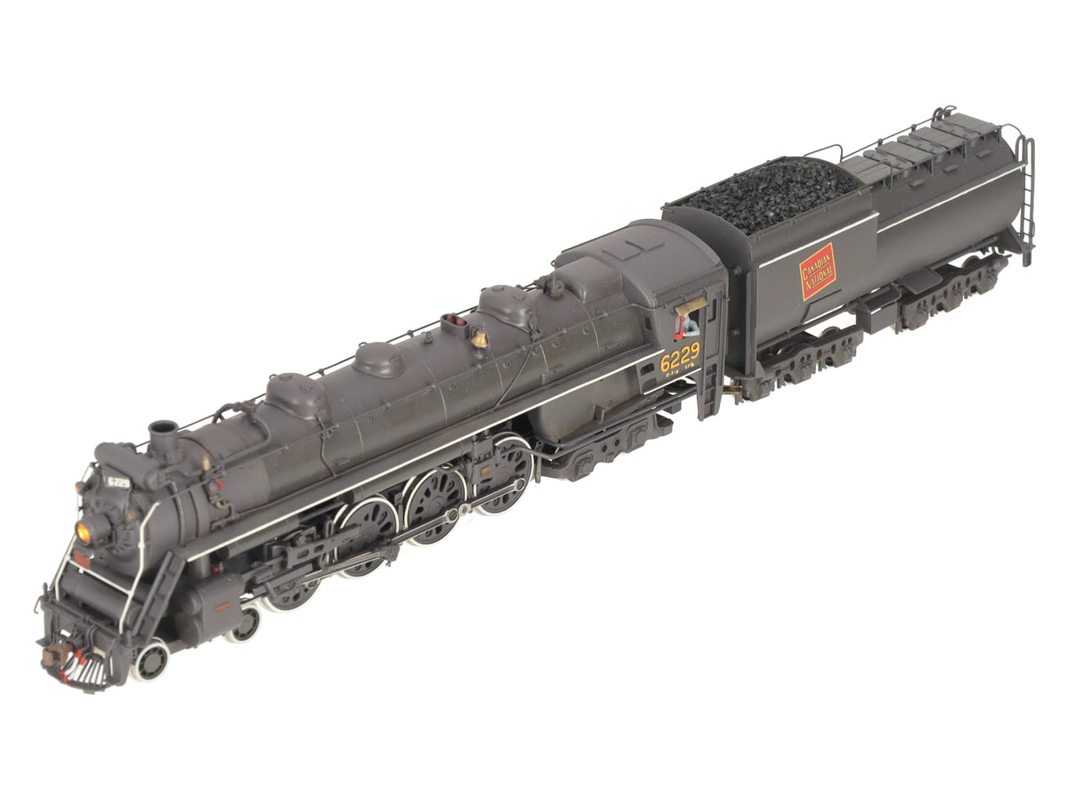Pacific Fast Mail HO BRASS C.N.R. 4-8-4 Class 6200 Steam Loco & Tender -Painted/Box