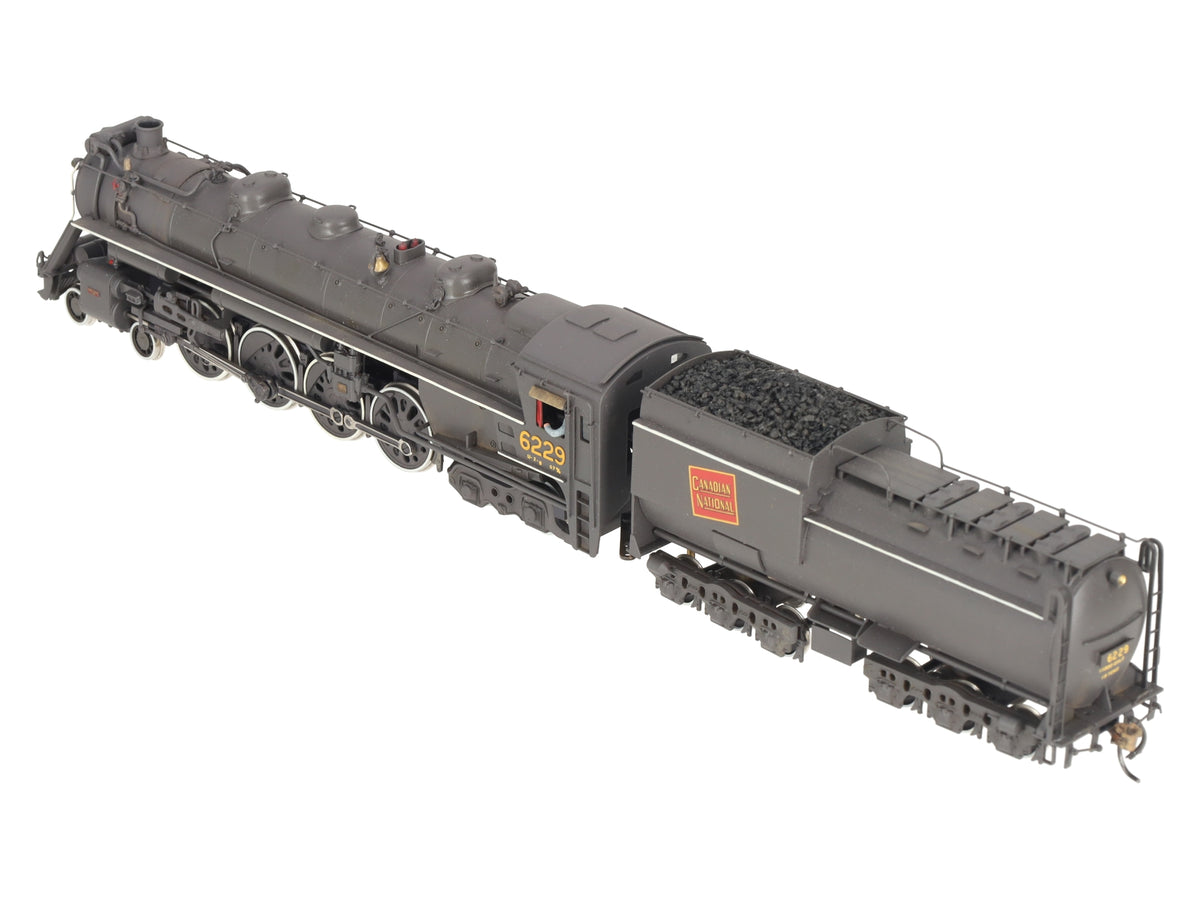 Pacific Fast Mail HO BRASS C.N.R. 4-8-4 Class 6200 Steam Loco & Tender -Painted/Box