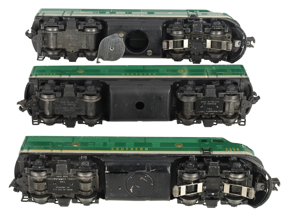 Lionel 2356 Vintage O Gauge Southern F-3 ABA Diesel Locomotive Set