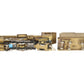 NWSL BRASS HO Scale N&W 4-6-2 Steam Locomotive & Tender - Unpainted VG