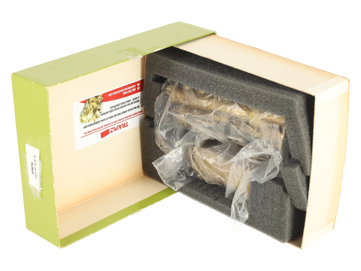 NWSL BRASS HO Scale N&W 4-6-2 Steam Locomotive & Tender - Unpainted VG