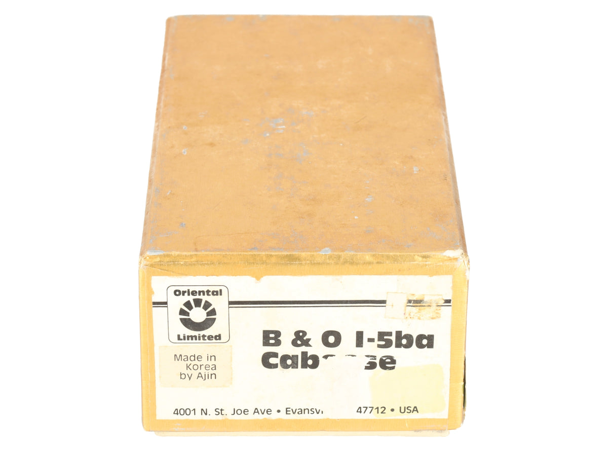 Oriental Limited HO Scale BRASS B&O I-5ba Caboose-Painted/Box