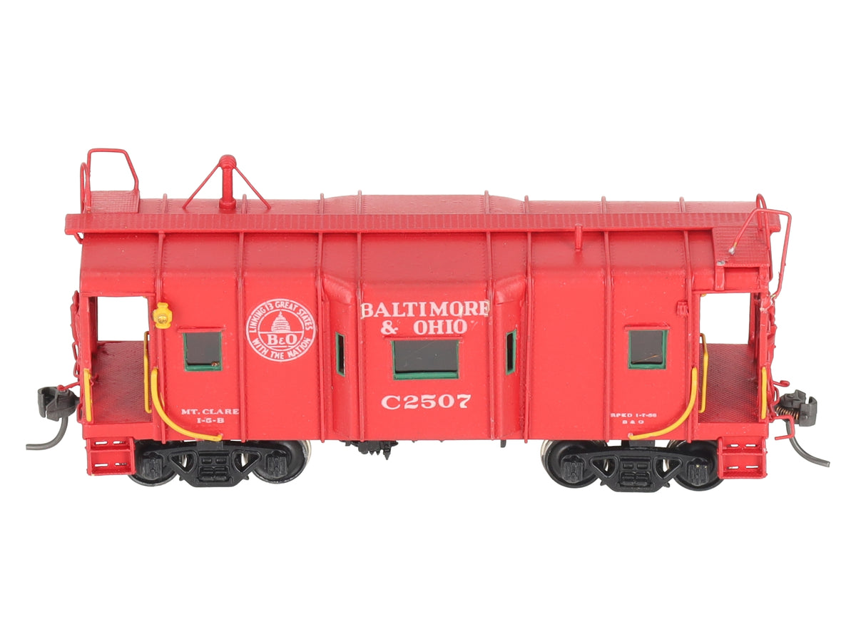 Oriental Limited HO Scale BRASS B&O I-5ba Caboose-Painted/Box