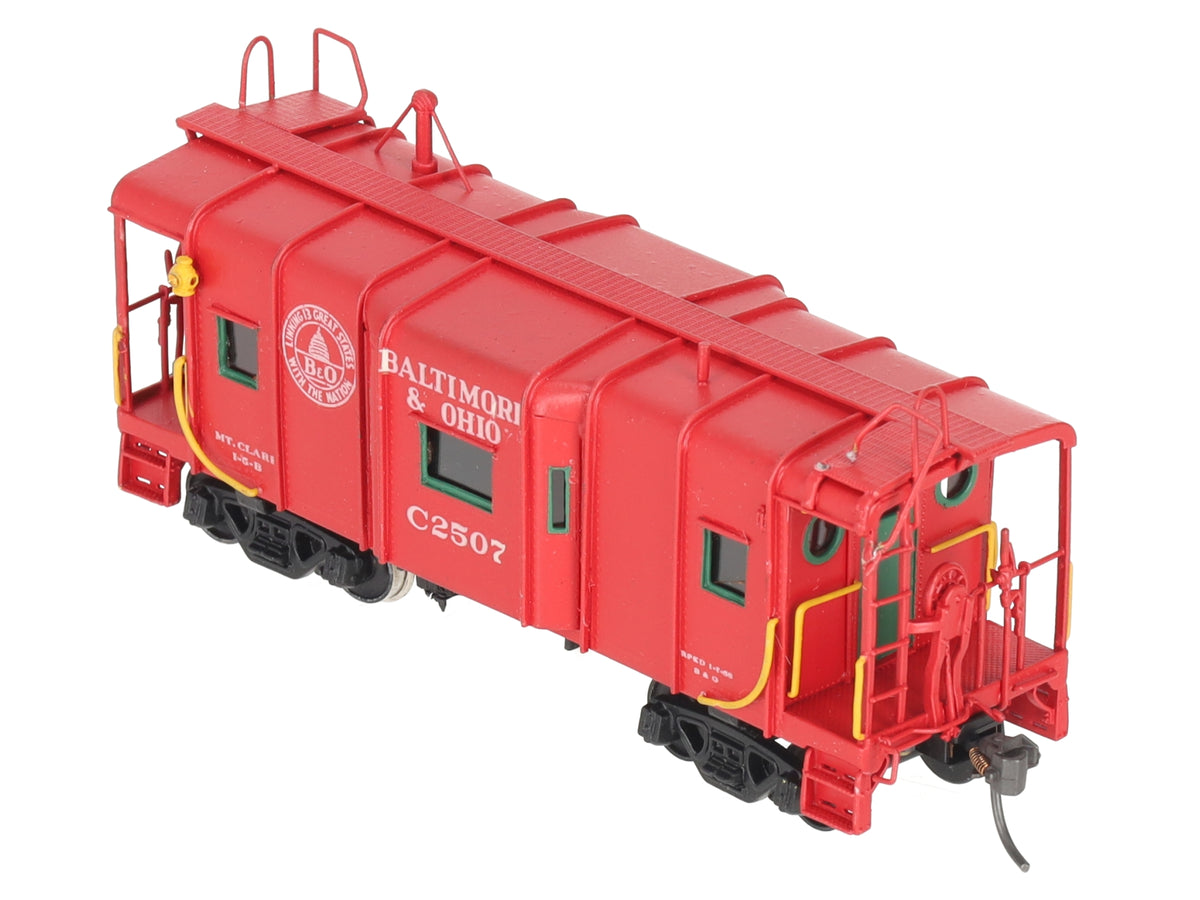 Oriental Limited HO Scale BRASS B&O I-5ba Caboose-Painted/Box