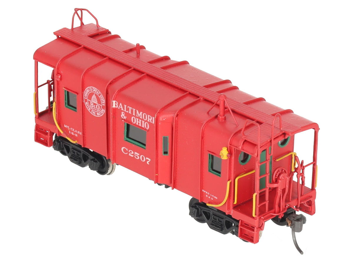 Oriental Limited HO Scale BRASS B&O I-5ba Caboose-Painted/Box
