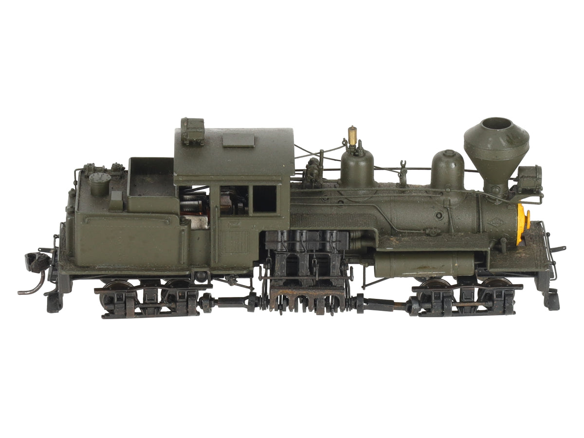 United Models HO Scale Brass Hillcrest RR 25-Ton Shay Steam Locomotive-Painted/Box