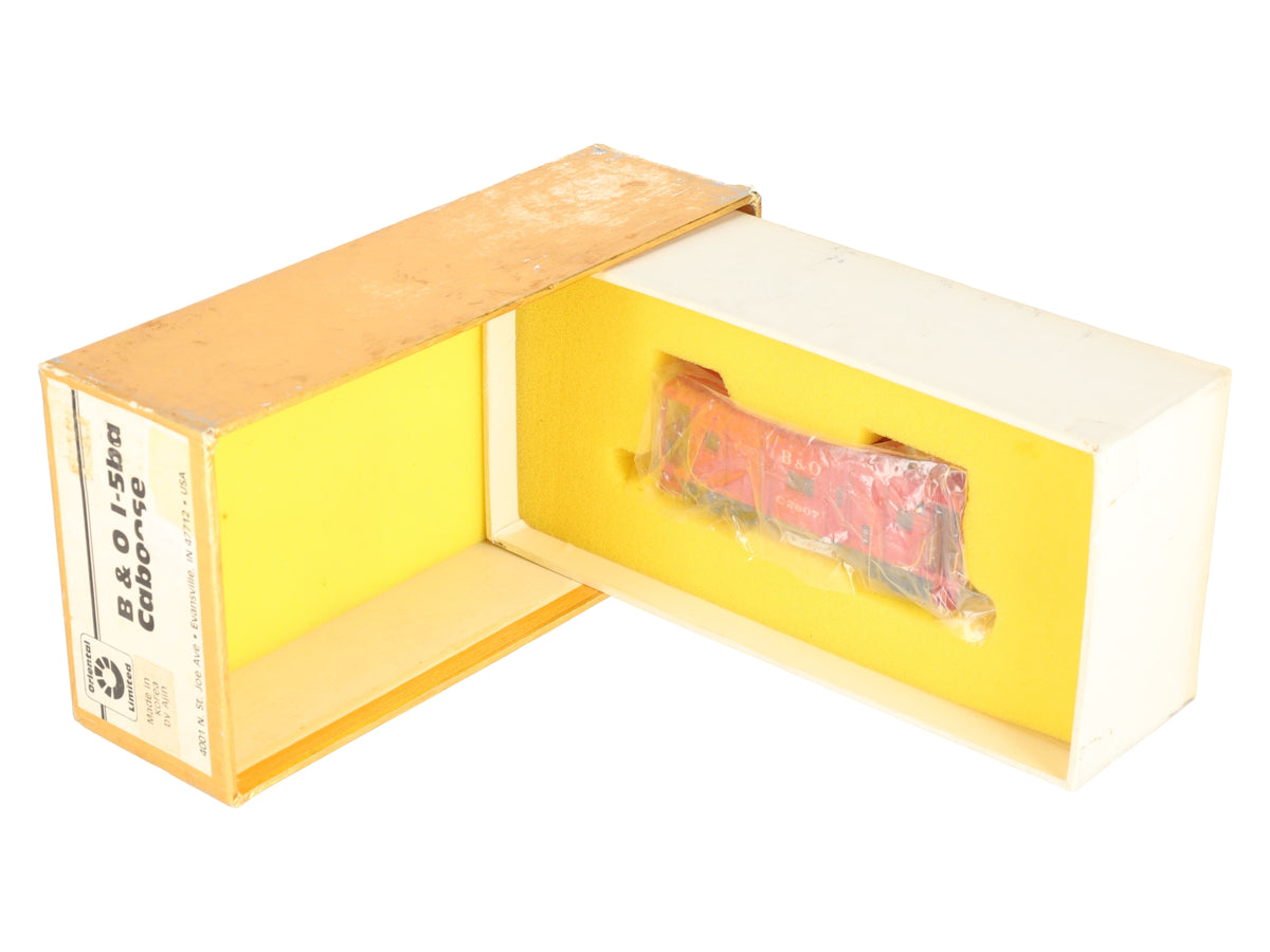 Oriental Limited HO Scale BRASS B&O I-5ba Caboose- Painted/Box