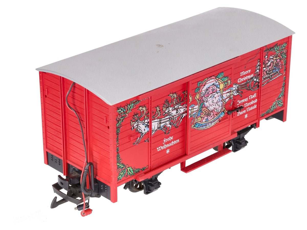 LGB 4335-S G Scale Christmas Boxcar with Sound VG/Box