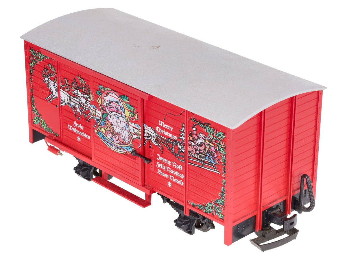 LGB 4335-S G Scale Christmas Boxcar with Sound VG/Box