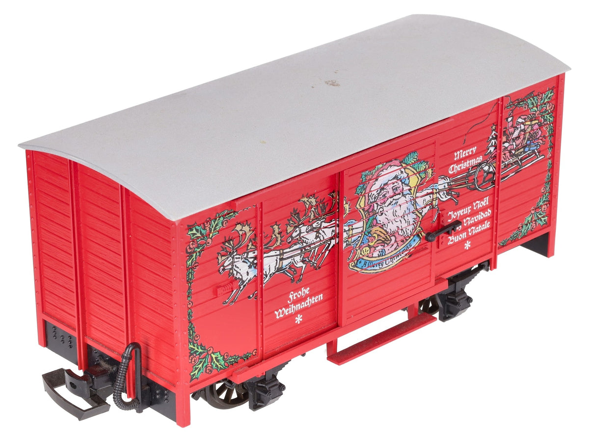 LGB 4335-S G Scale Christmas Boxcar with Sound VG/Box
