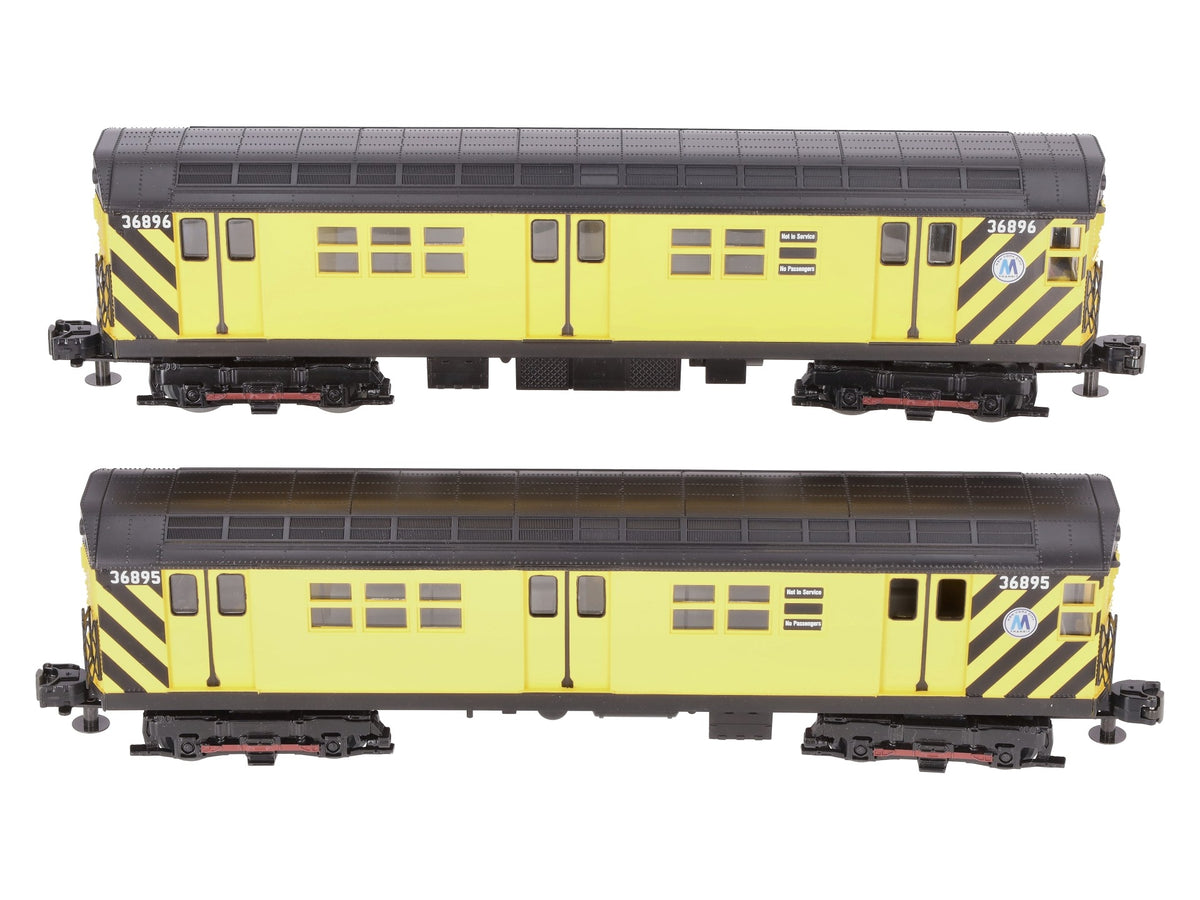 MTH 30-2273-3 O Gauge MTA R-17 Subway Add-On Non Powered Set (Set of 2) EX/Box