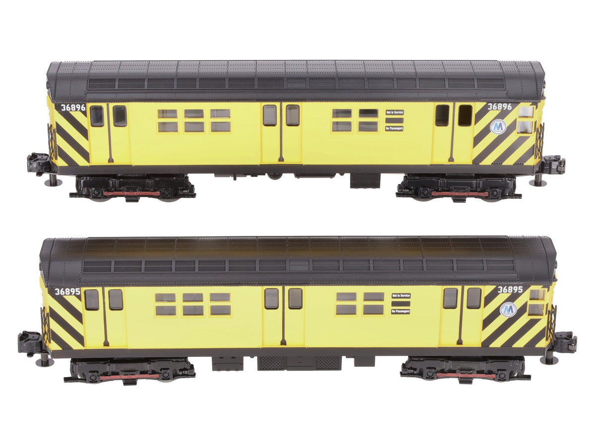 MTH 30-2273-3 O Gauge MTA R-17 Subway Add-On Non Powered Set (Set of 2) EX/Box