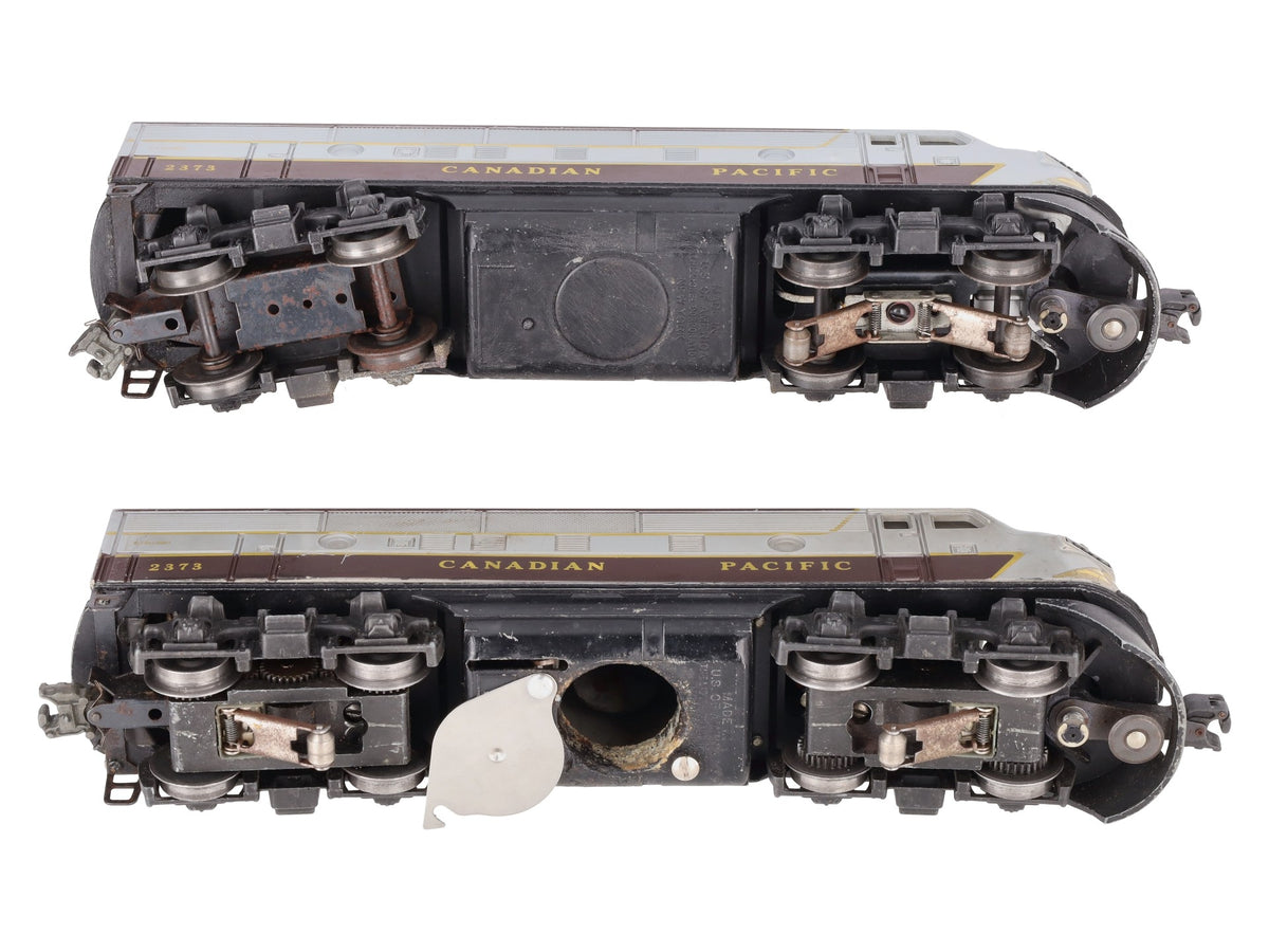 Lionel 2373 Vintage O Gauge Canadian Pacific F3 AA Diesel Locomotive Set