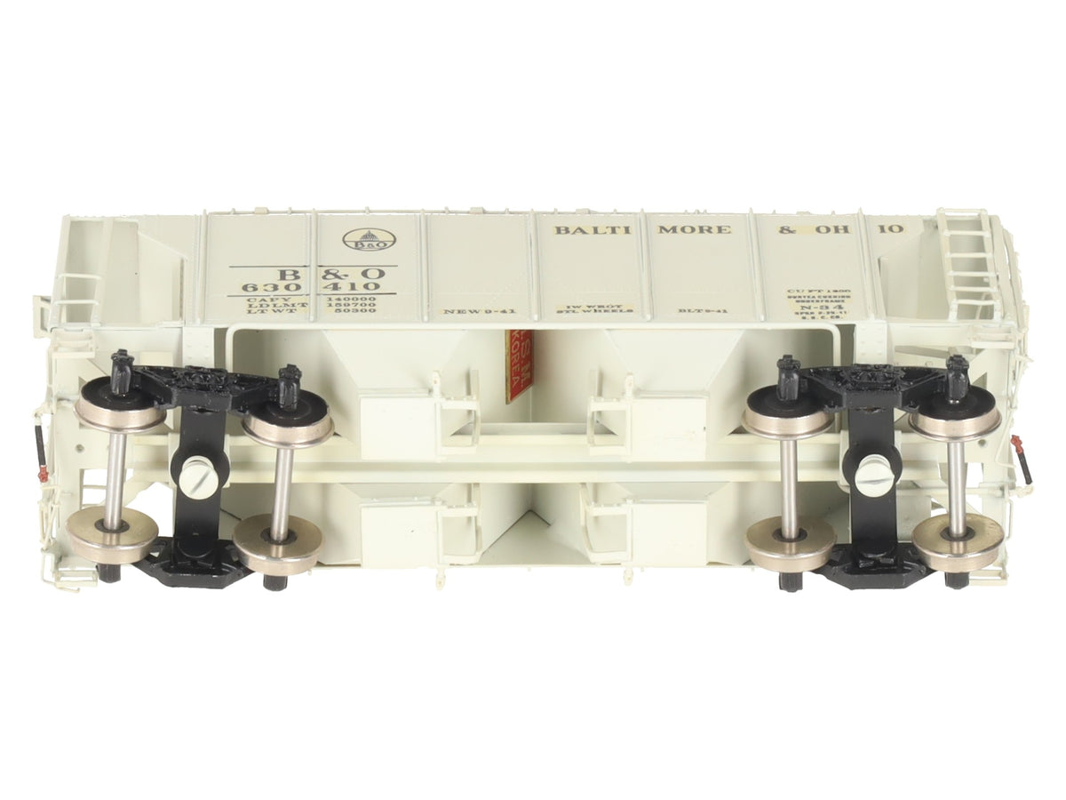 Overland OMI-1390 HO BRASS B&O N-34 Wagon Top Type Covered Hopper #630410- F/P EX/Box
