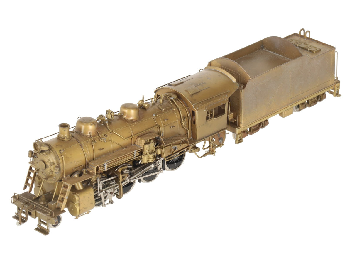 Pacific Mail East HO BRASS B&O 2-8-2 Steam Locomotive and Tender/Box