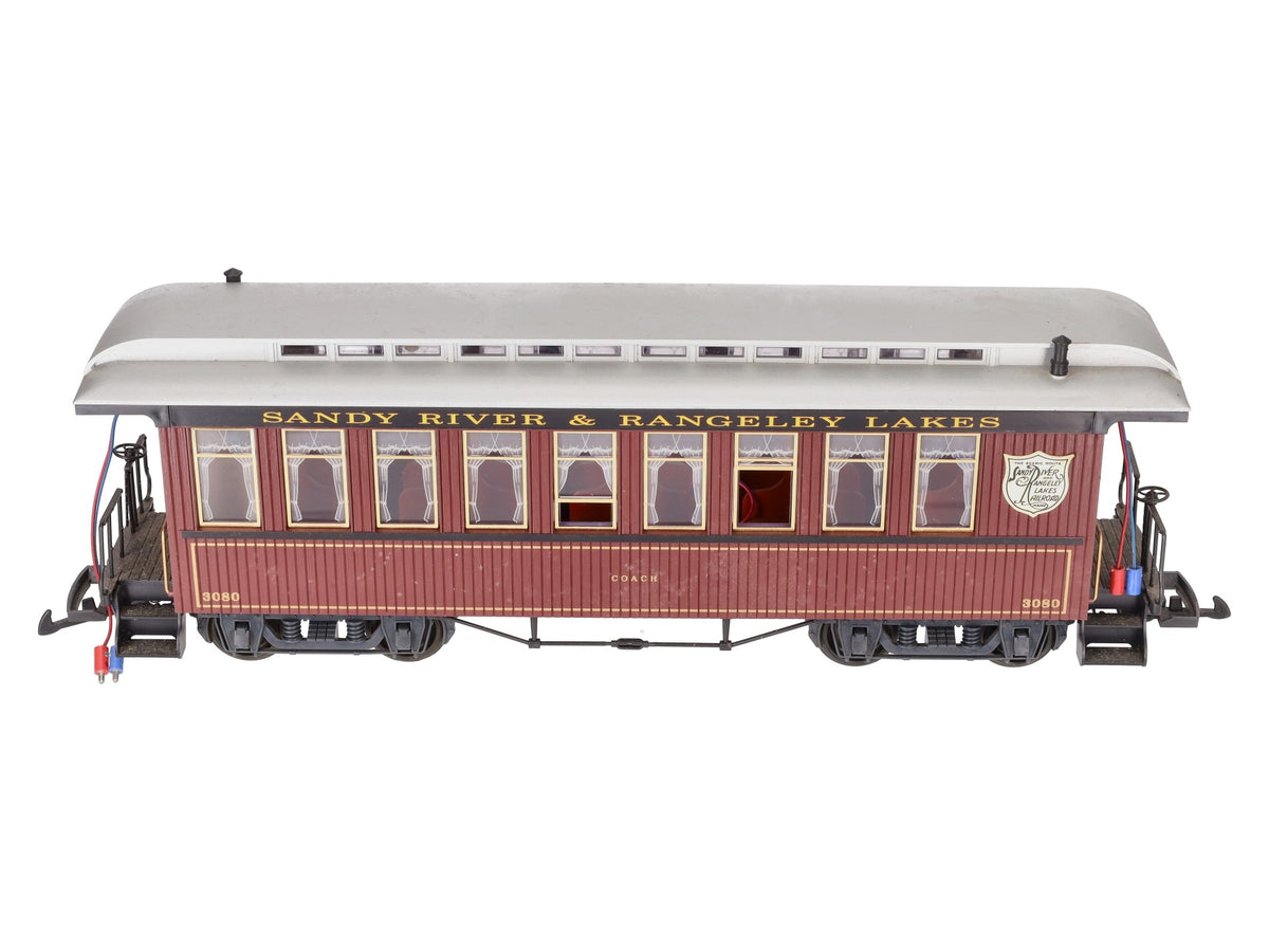 LGB 33800 G Scale Sandy River & Rangeley Lakes Coach Car #3080 VG/Box