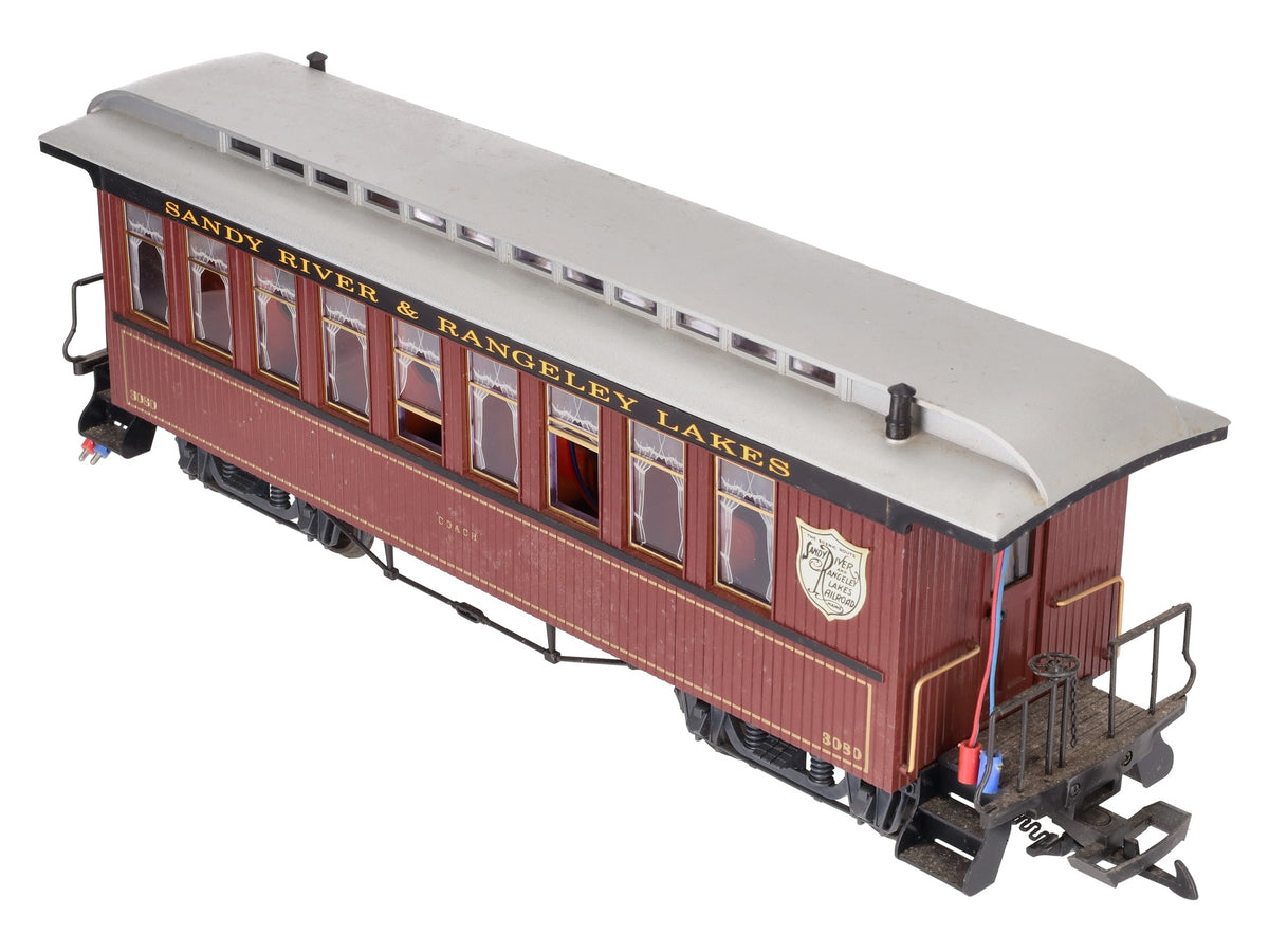 LGB 33800 G Scale Sandy River & Rangeley Lakes Coach Car #3080 VG/Box