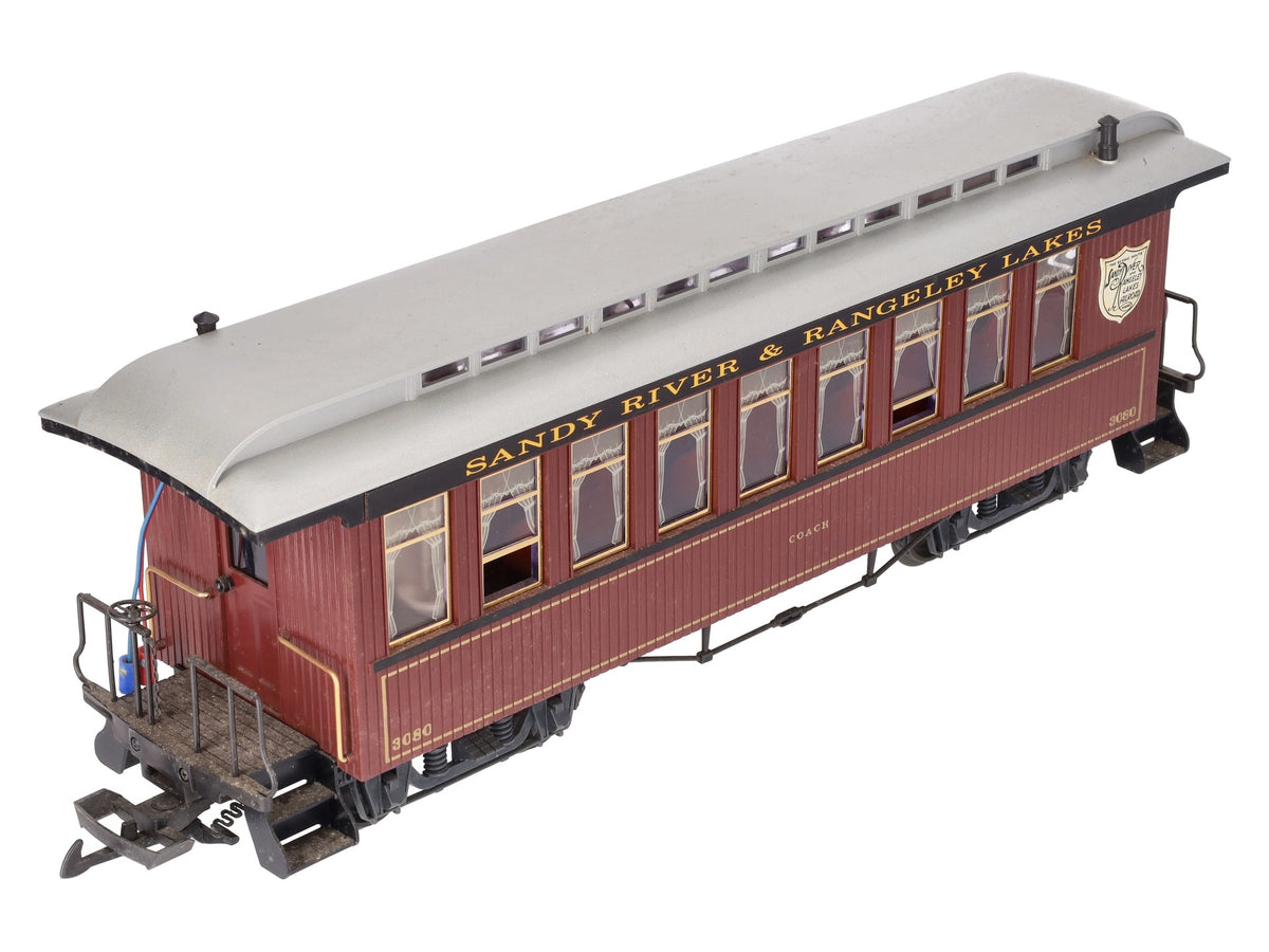 LGB 33800 G Scale Sandy River & Rangeley Lakes Coach Car #3080 VG/Box