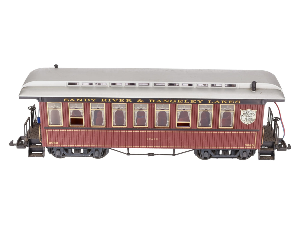 LGB 33800 G Scale Sandy River & Rangeley Lakes Coach Car #3080 VG/Box