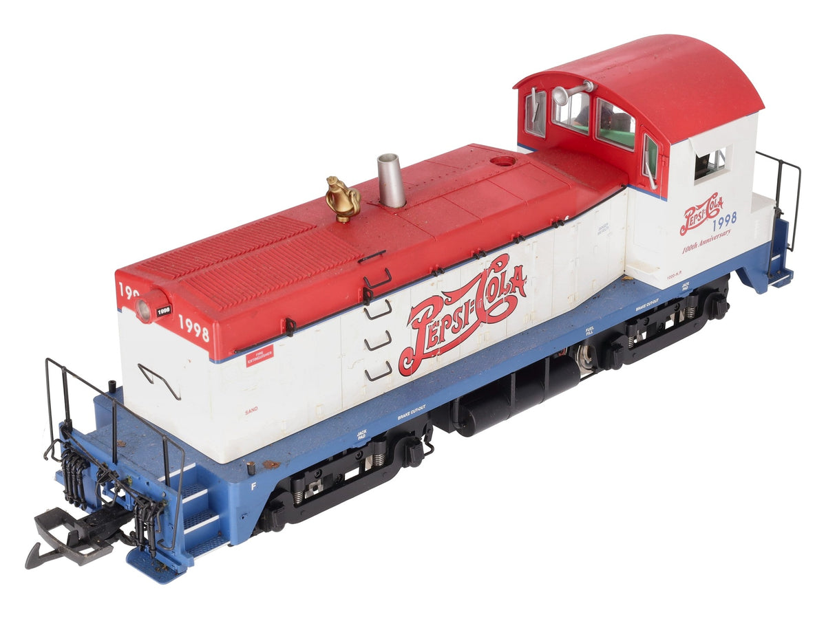 USA Trains 22038 G Scale Pepsi Powered NW-2 Diesel Locomotive VG/Box