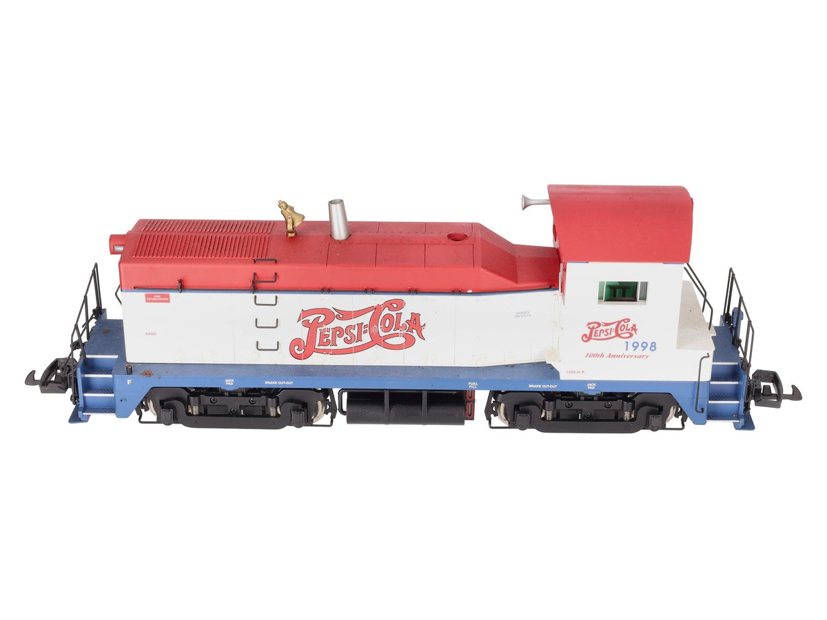 USA Trains 22038 G Scale Pepsi Powered NW-2 Diesel Locomotive VG/Box