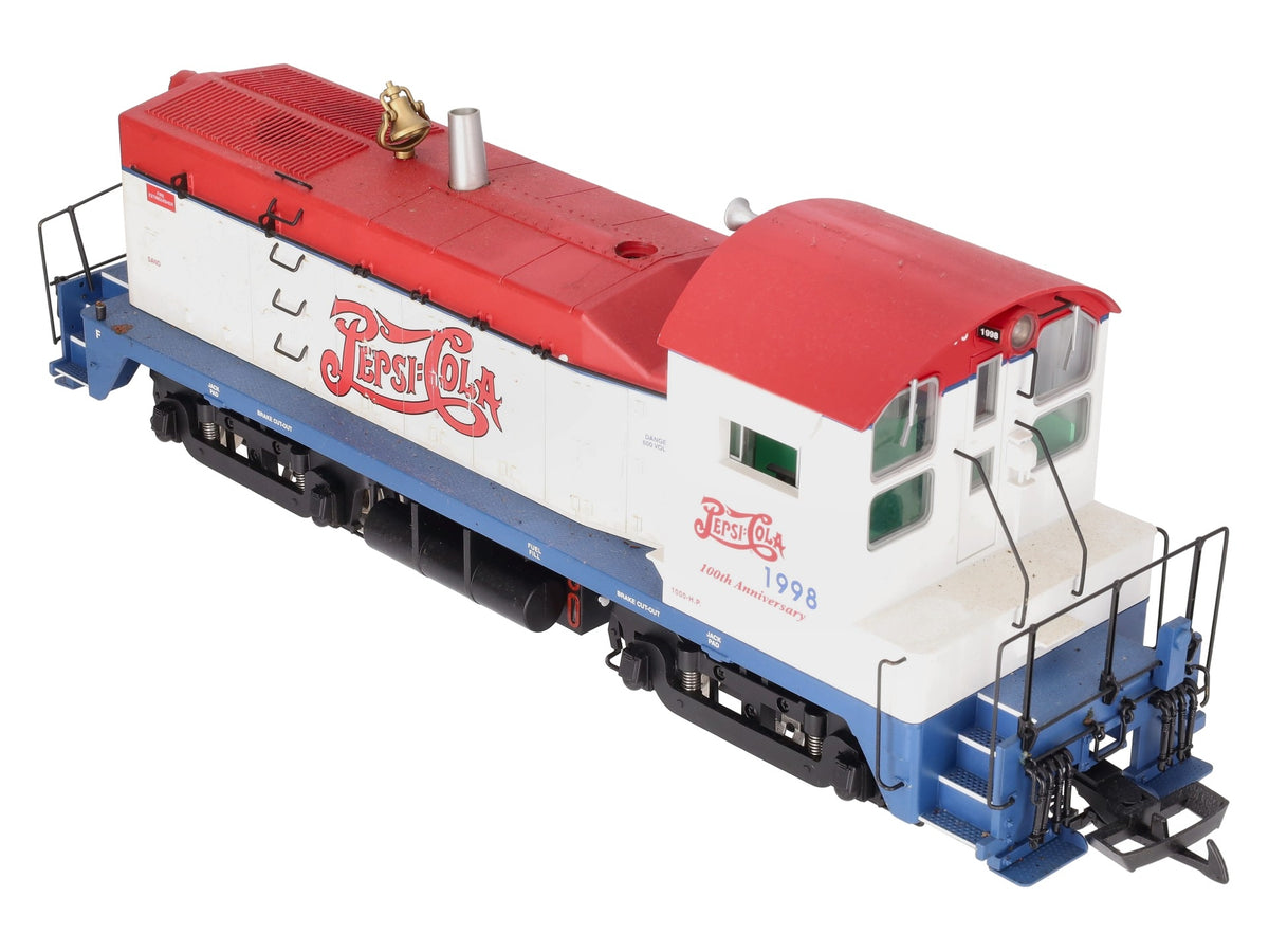 USA Trains 22038 G Scale Pepsi Powered NW-2 Diesel Locomotive VG/Box