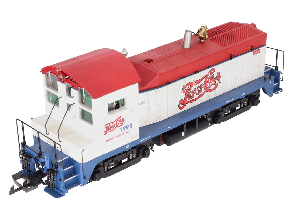 USA Trains 22038 G Scale Pepsi Powered NW-2 Diesel Locomotive VG/Box