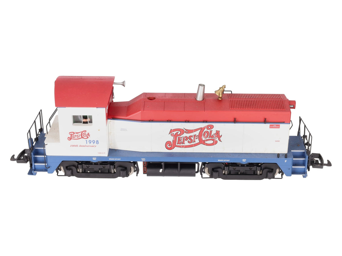 USA Trains 22038 G Scale Pepsi Powered NW-2 Diesel Locomotive VG/Box